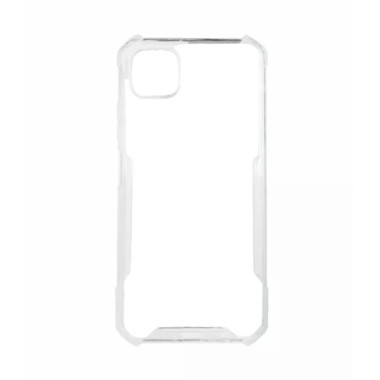 Capa de Silicone com Cantos Dura para Huawei Y5p 2020 Transparente